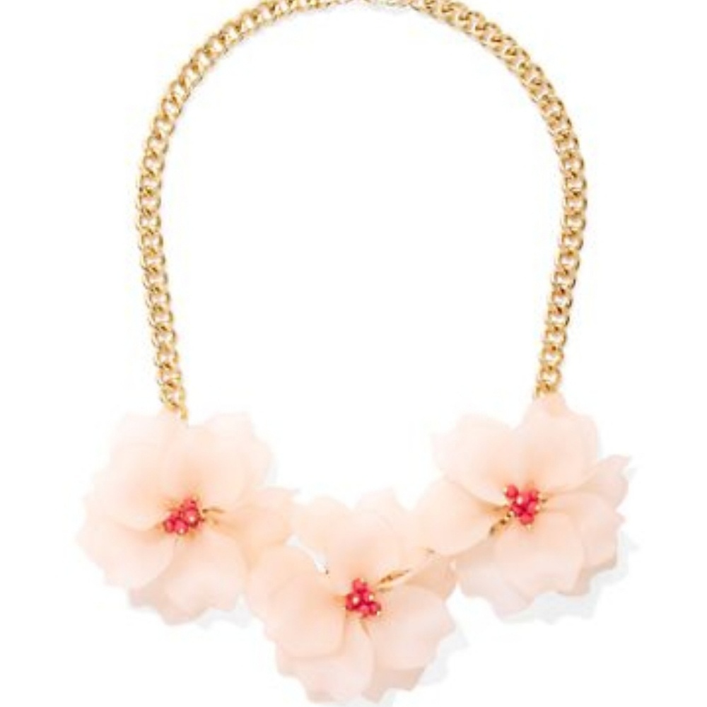 Floral statement necklace - Picture 1 of 5